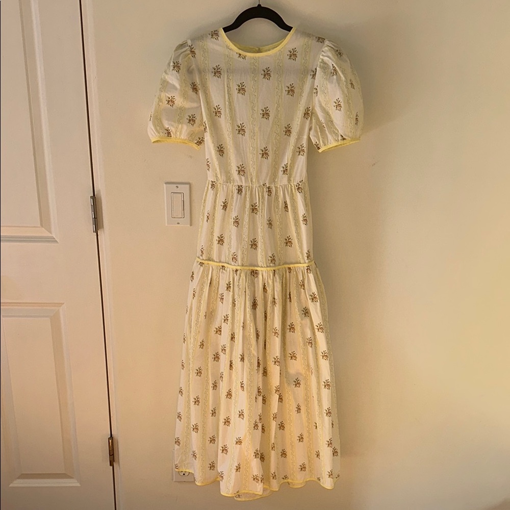 Glamorous Yellow Floral Women's maxi Dress